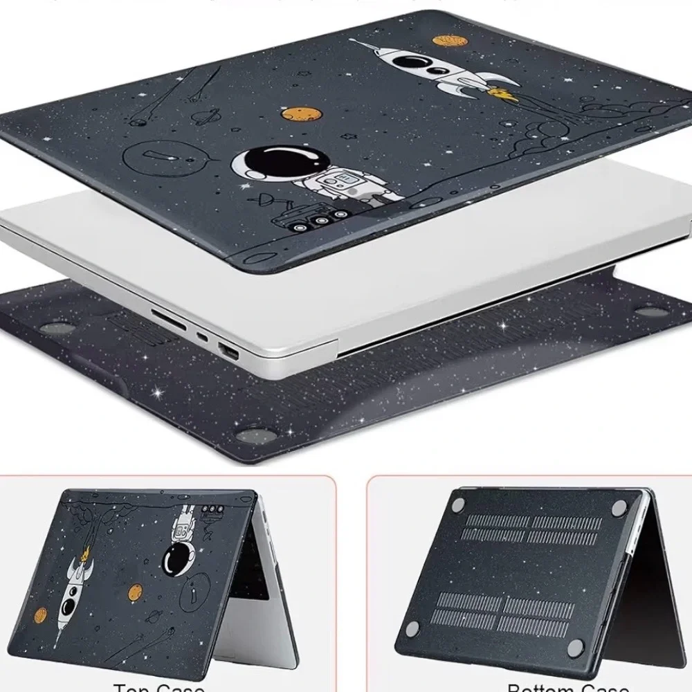 Space-Themed Laptop Case with Keyboard Cover : MacBook Pro 14 inch Case